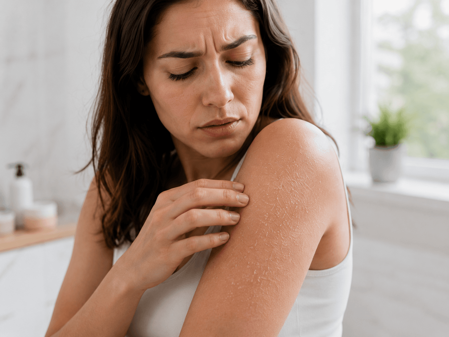 Dry skin or hair