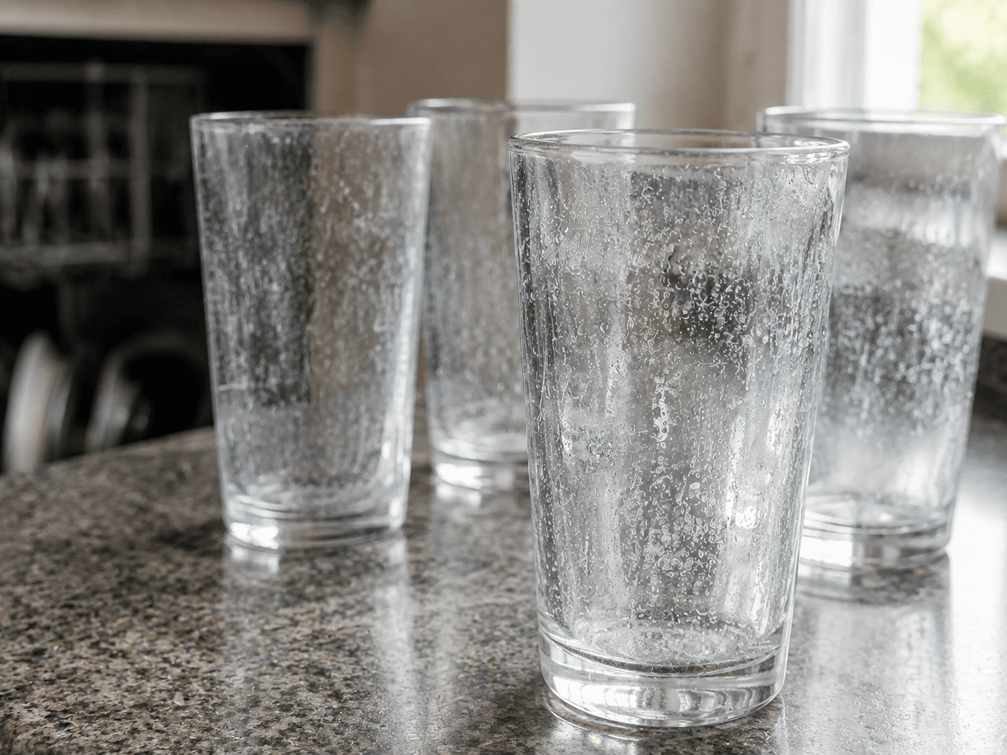 Spots on glasses