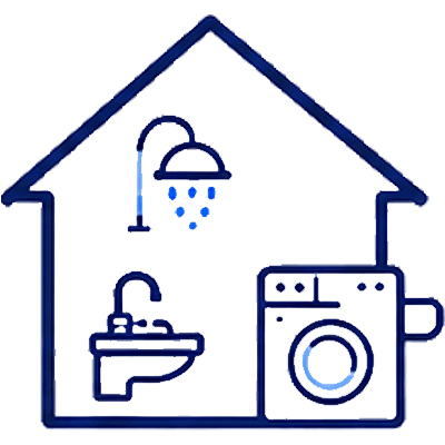 Whole-home water supply icon